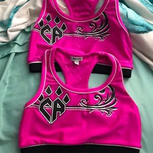 Cheer athletics sports bra